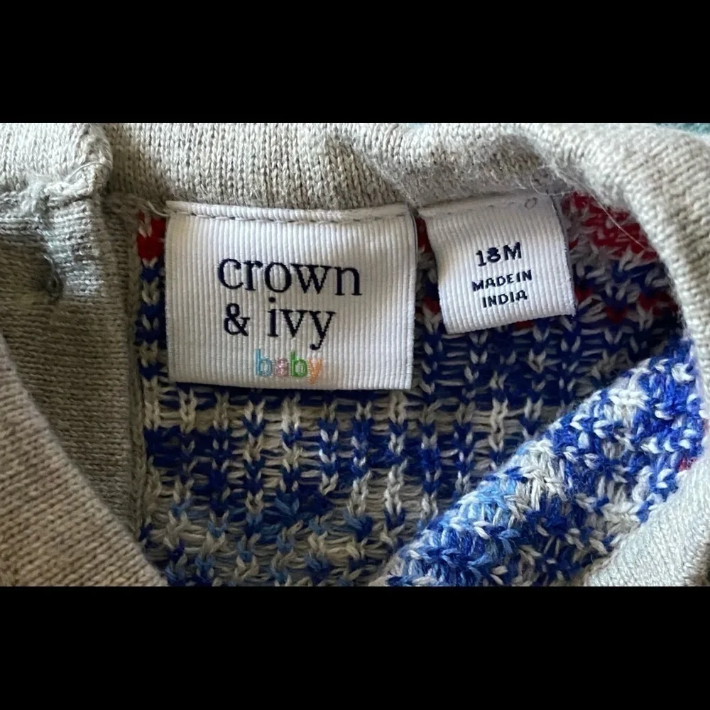 NWT-CROWN AND IVY-SWEATER DRESS WITH TIGHTS-18 MONTHS
